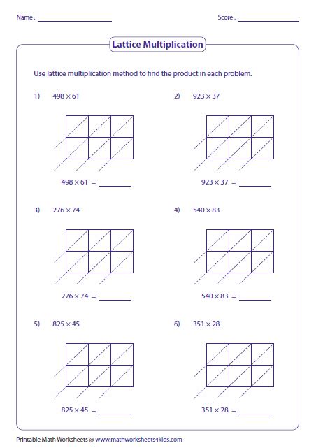 lattice board math.